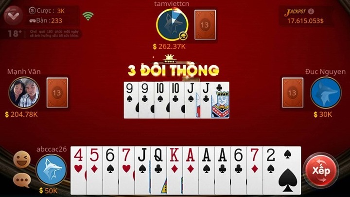 Cách chơi game Tiến lên miền nam như thế nào?